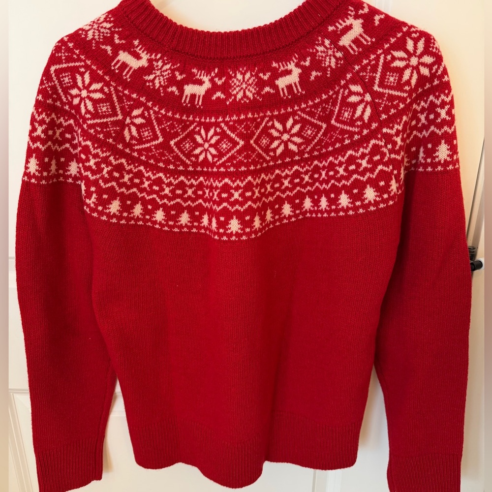 Kiel James Patrick ‘Après Ski’ Red Sweater, Women’s M, never worn with tags! - Picture 3 of 3